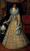 Frans Pourbus The Infanta Isabella Clara Eugenia Archduchess of Austria oil painting on canvas